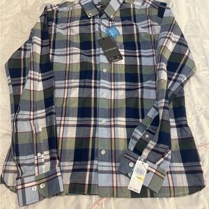 Van Heusen Men's Multicolor Plaid Button Down Shirt